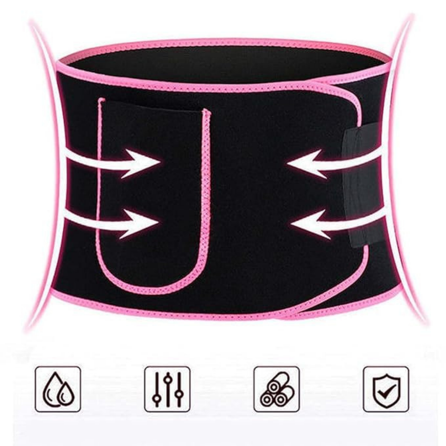FITLOGAN | Sweat Belt | Premium Neoprene